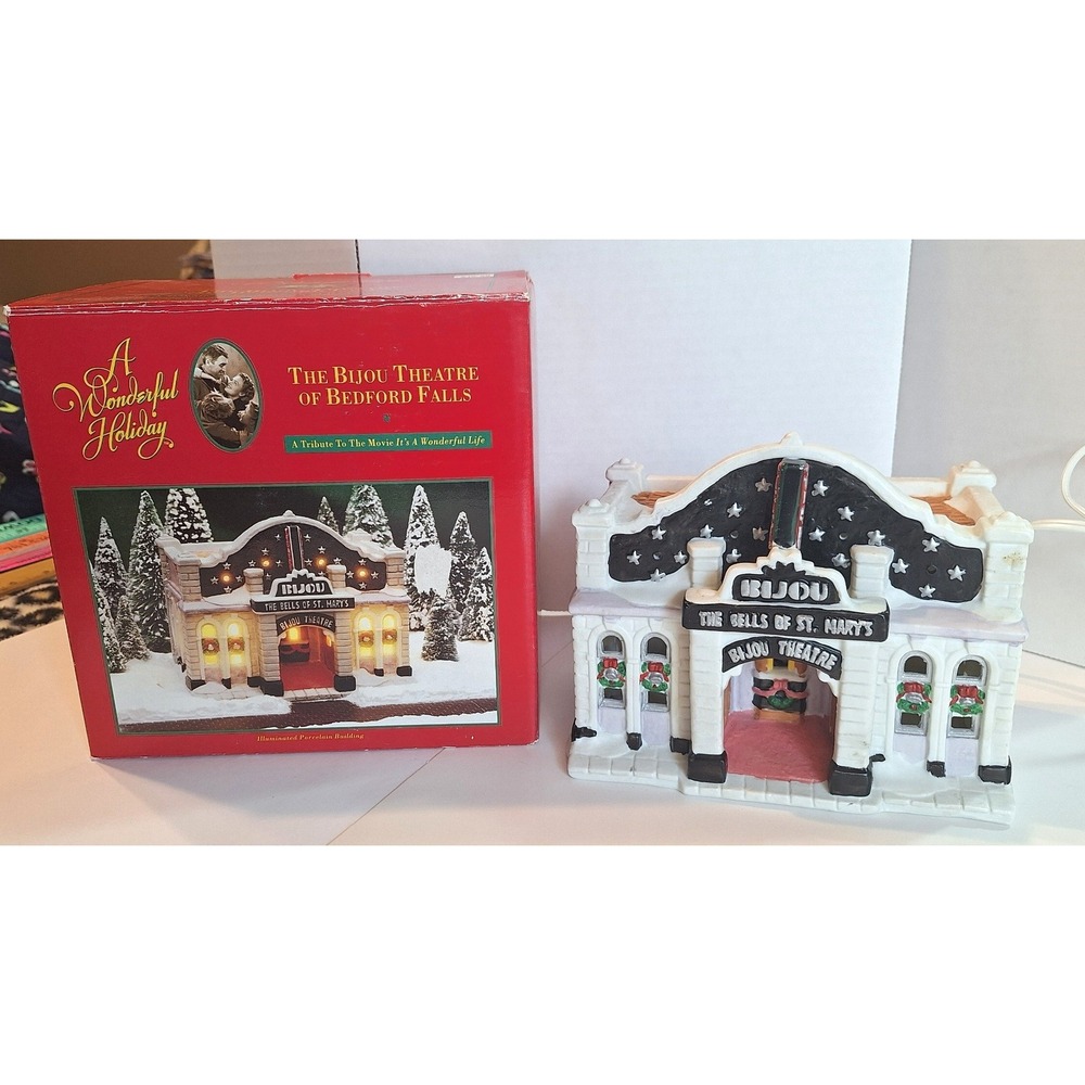 A Wonderful Holiday Bijou Theatre Bedford Falls Its A Wonderful Life Village